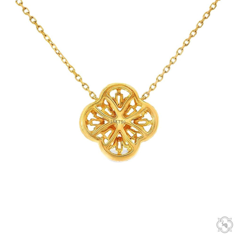 Floral Diamond Necklace 70241 - Image 6