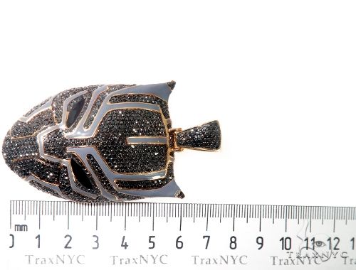 Flower Set Diamond Black Panther Mask Pendant 64373 - Image 10