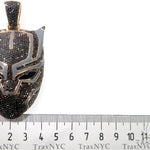Flower Set Diamond Black Panther Mask Pendant 64373 - Image 11