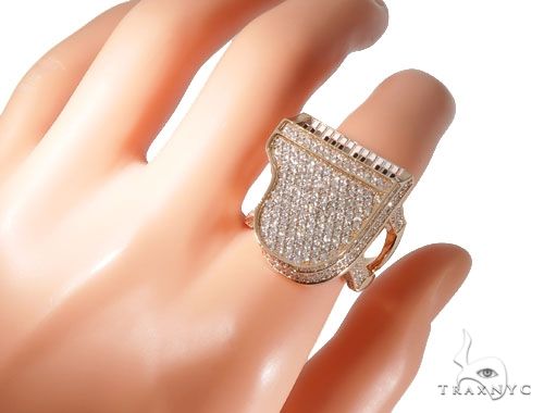 Flower Diamond Custom Piano Ring 64223 - Image 10