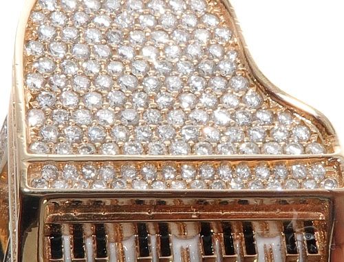 Flower Diamond Custom Piano Ring 64223 - Image 2