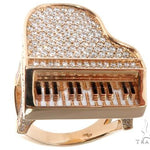 Flower Diamond Custom Piano Ring 64223 - Image 3