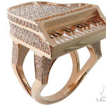 Flower Diamond Custom Piano Ring 64223 - Image 4