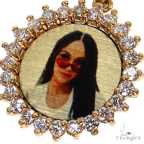 Flower Diamond Photo Pendant 68590 - Image 3