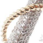 Flower Set Diamonds Anchor Charm Pendant 64073 - Image 6