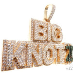 Flower Set Diamonds Custom Pendant 64160 - Image 2