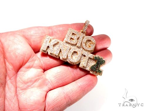 Flower Set Diamonds Custom Pendant 64160 - Image 7