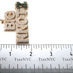 Flower Set Diamonds Custom Pendant 64160 - Image 9