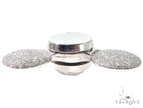 Flower set Diamonds Fidget Spinner Pendant 64034 - Image 2