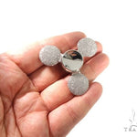 Flower set Diamonds Fidget Spinner Pendant 64034 - Image 6