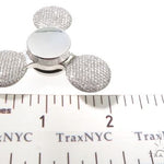 Flower set Diamonds Fidget Spinner Pendant 64034 - Image 7