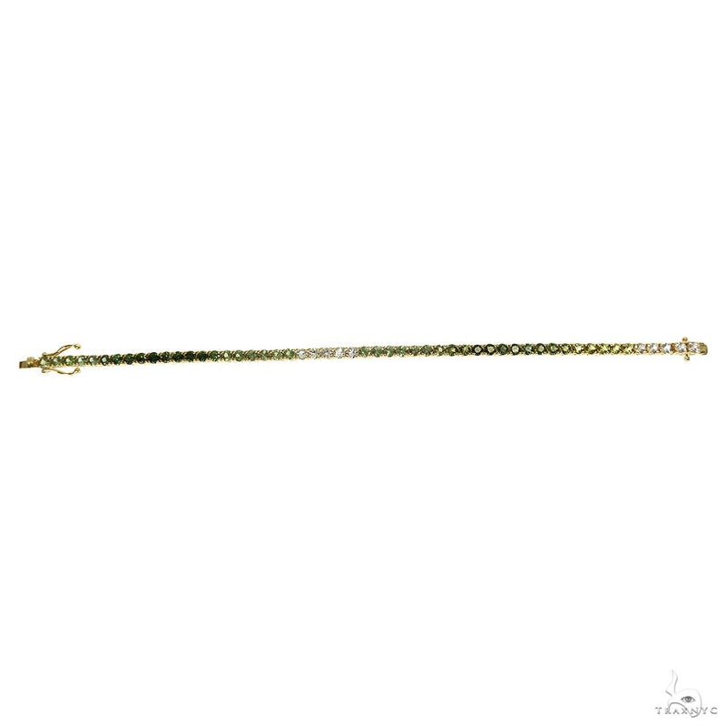Forest Garden Green Sapphire Tennis Chain 70007 - Image 7