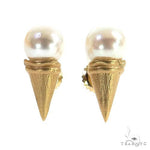 Freshwater Pearl Ice Cream Cone Earrings 69008 - Image 1