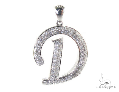 Frozen D Pendant 4979 - Image 1