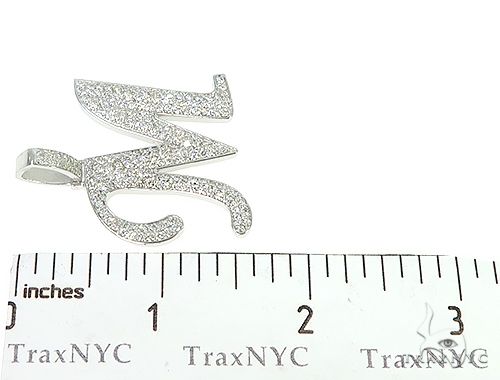 Frozen Initial M Pendant 66091 - Image 7