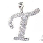 Frozen Initial T Pendant 4976 - Image 1