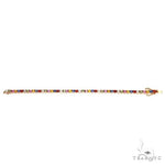 Fruit Loop Sapphire Diamond Tennis Chain Bracelet 67575 - Image 5