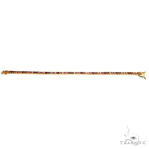 Fruit Loop Sapphire Tennis Bracelet 67517 - Image 4