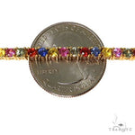 Fruit Loop Sapphire Tennis Bracelet 67517 - Image 5