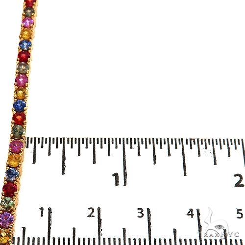Fruit Loop Sapphire Tennis Bracelet 67517 - Image 6