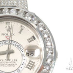 Full Diamond 18K White Gold Ivory Dial Sky -Dweller 64107 - Image 5