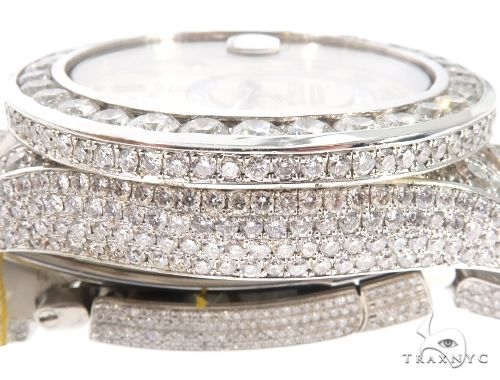 Full Diamond 18K White Gold Ivory Dial Sky -Dweller 64107 - Image 8