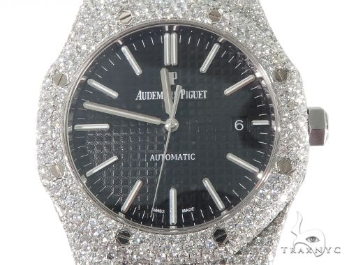 Full Diamond Royal Oak 41mm Audemars Piguet Watch 64057 - Image 1