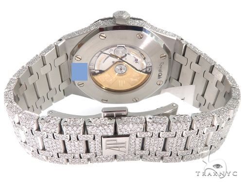 Full Diamond Royal Oak 41mm Audemars Piguet Watch 64057 - Image 7