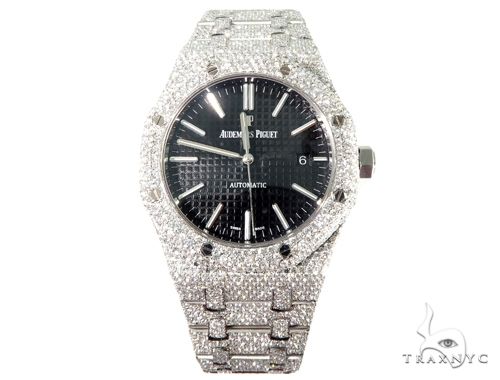 Full Diamond Royal Oak 41mm Audemars Piguet Watch 64057 - Image 2