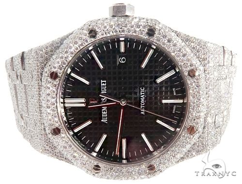 Full Diamond Royal Oak 41mm Audemars Piguet Watch 64057 - Image 3