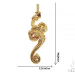 Fully 3D Dragon Pendant 66253 - Image 7