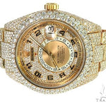 Fully Iced Out Sky-Dweller Oyster Perpetual Rolex Watch 66263 - Image 2