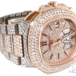 Fully Iced Two Tone Patek Philippe Watch Model 5980 64104 - Image 12