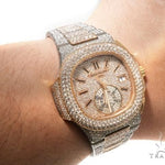 Fully Iced Two Tone Patek Philippe Watch Model 5980 64104 - Image 14