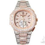 Fully Iced Two Tone Patek Philippe Watch Model 5980 64104 - Image 2