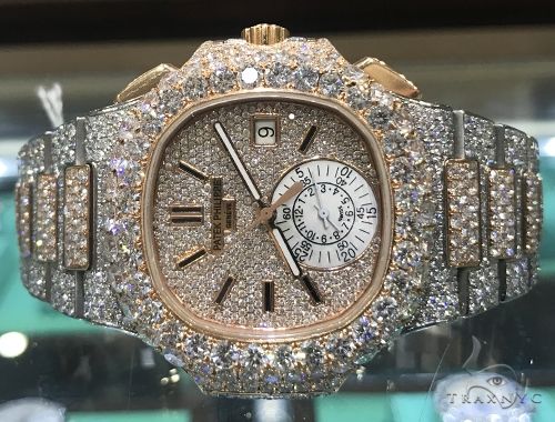 Fully Iced Two Tone Patek Philippe model 5980 63889 - Image 3