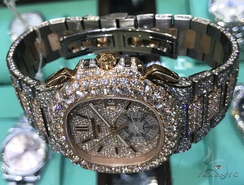 Fully Iced Two Tone Patek Philippe model 5980 63889 - Image 4