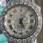Fully Iced White Gold Sky-Dweller Rolex Watch 63897 - Image 1