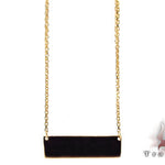 Glossy Gold Necklace 28415 - Image 2
