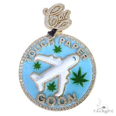 Glow In The Dark Airplane Logo Pendant 67773 - Image 1