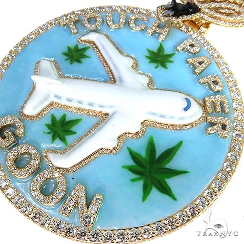 Glow In The Dark Airplane Logo Pendant 67773 - Image 4