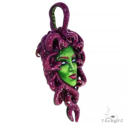 Glow In the Dark Medusa Pendant 68041 - Image 2