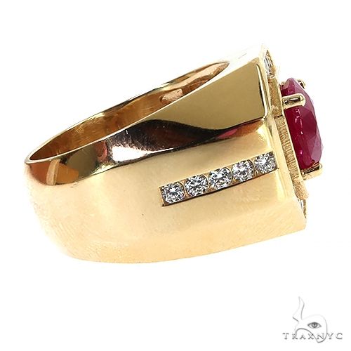 God Father Diamond and Ruby Ring 68882 - Image 3
