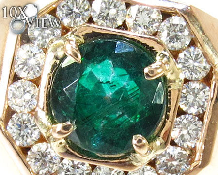 Mens Godfather Emerald Ring 26036 - Image 3