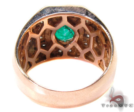 Mens Godfather Emerald Ring 26036 - Image 5