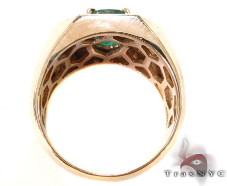 Mens Godfather Emerald Ring 26036 - Image 6