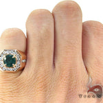 Mens Godfather Emerald Ring 26036 - Image 7