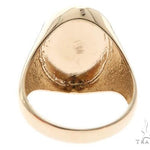 Ring Engravable Front ID Symbol Initial 14K 18K 22K Yellow White Rose Gold 64007 - Image 7