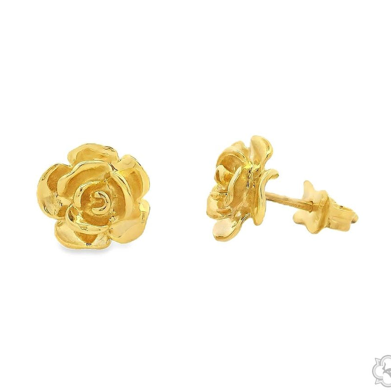 Golden Bloom Rose Studs 70614 - Image 2