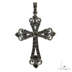 Black Diamond Gothic Celestial Cross Pendant 68845 - Image 1